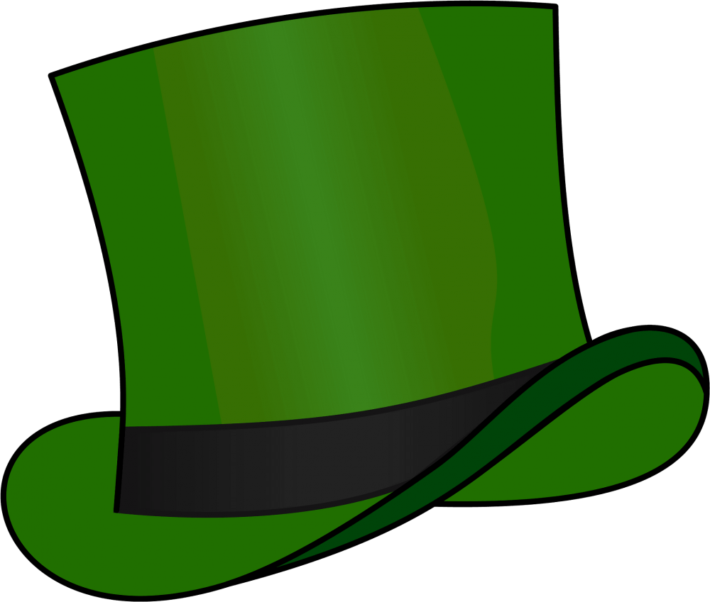 Зеленая шляпа Боно