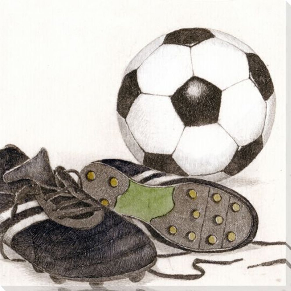 Рисунки на тему футбол реалистично обувь с мячом