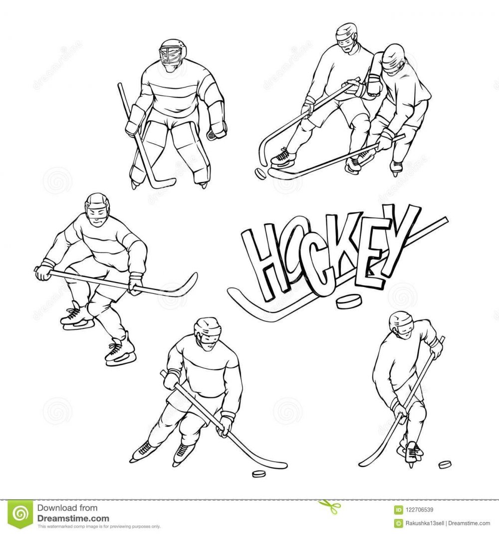 Раскраска хоккей Овечкин