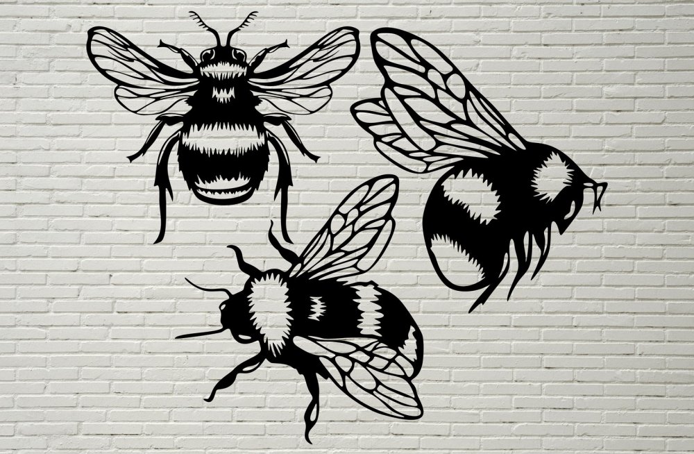 Пчела векторное изображение
