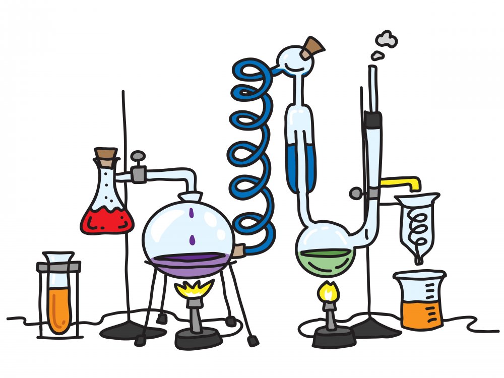 Рисунки на тему химическая лаборатория
