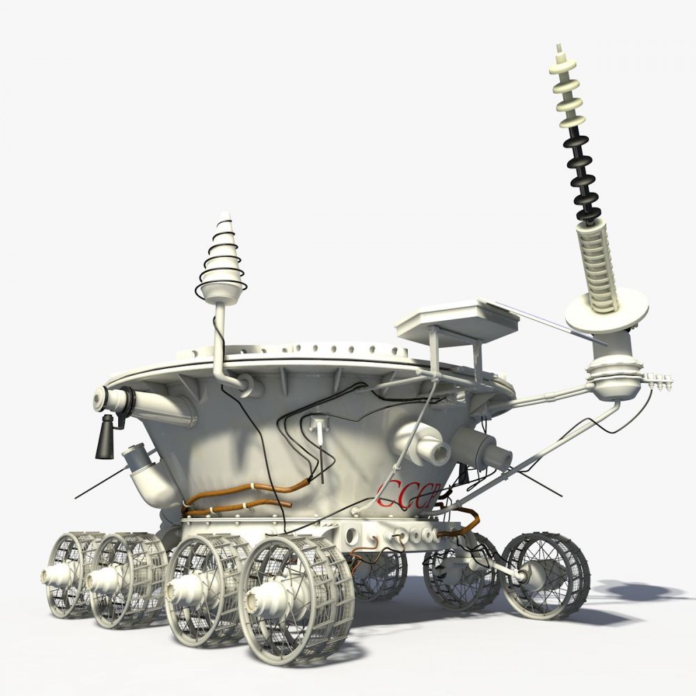 Луноход-1 космический аппарат чертеж