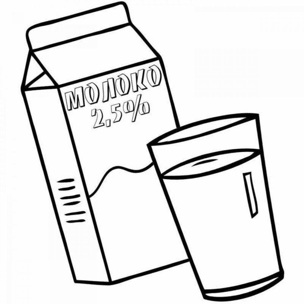 Иллюстрации для молочной продукции