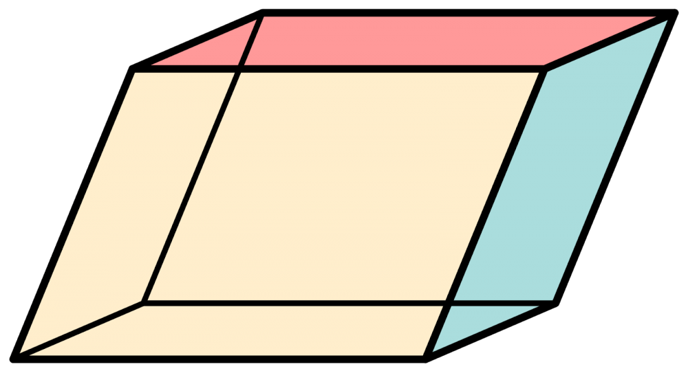 Объемная фигура параллелепипед