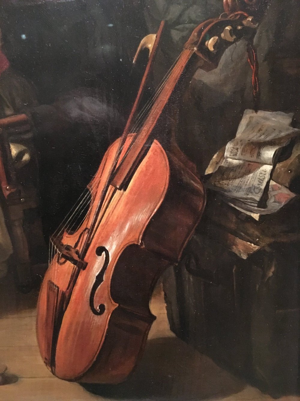 Картина виолончелистка