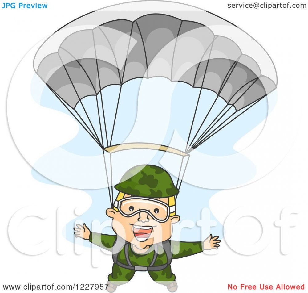 Солдат на парашюте