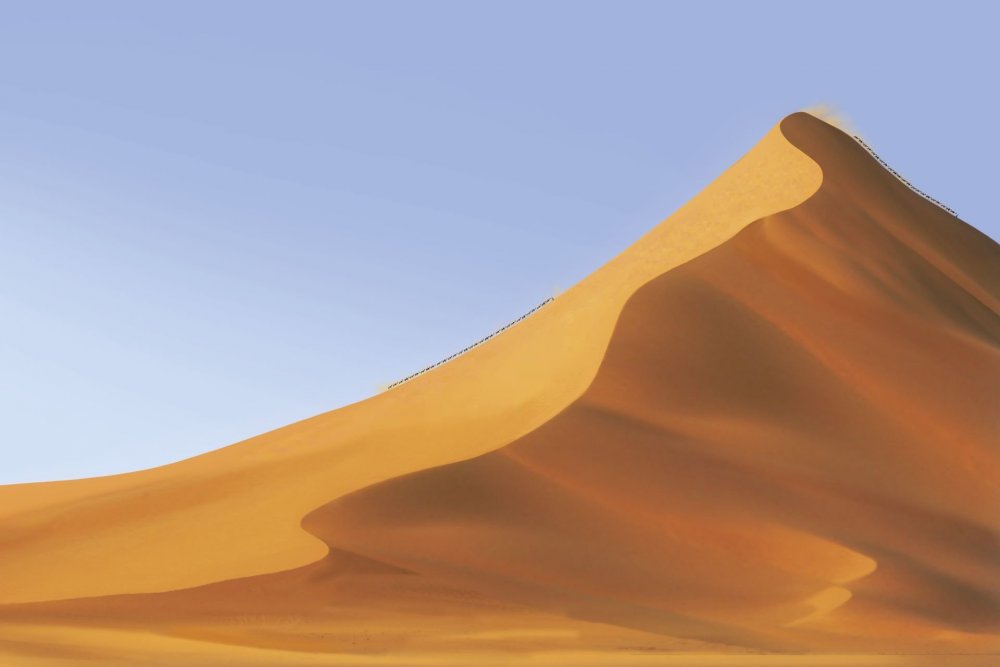 Пустыня холмы