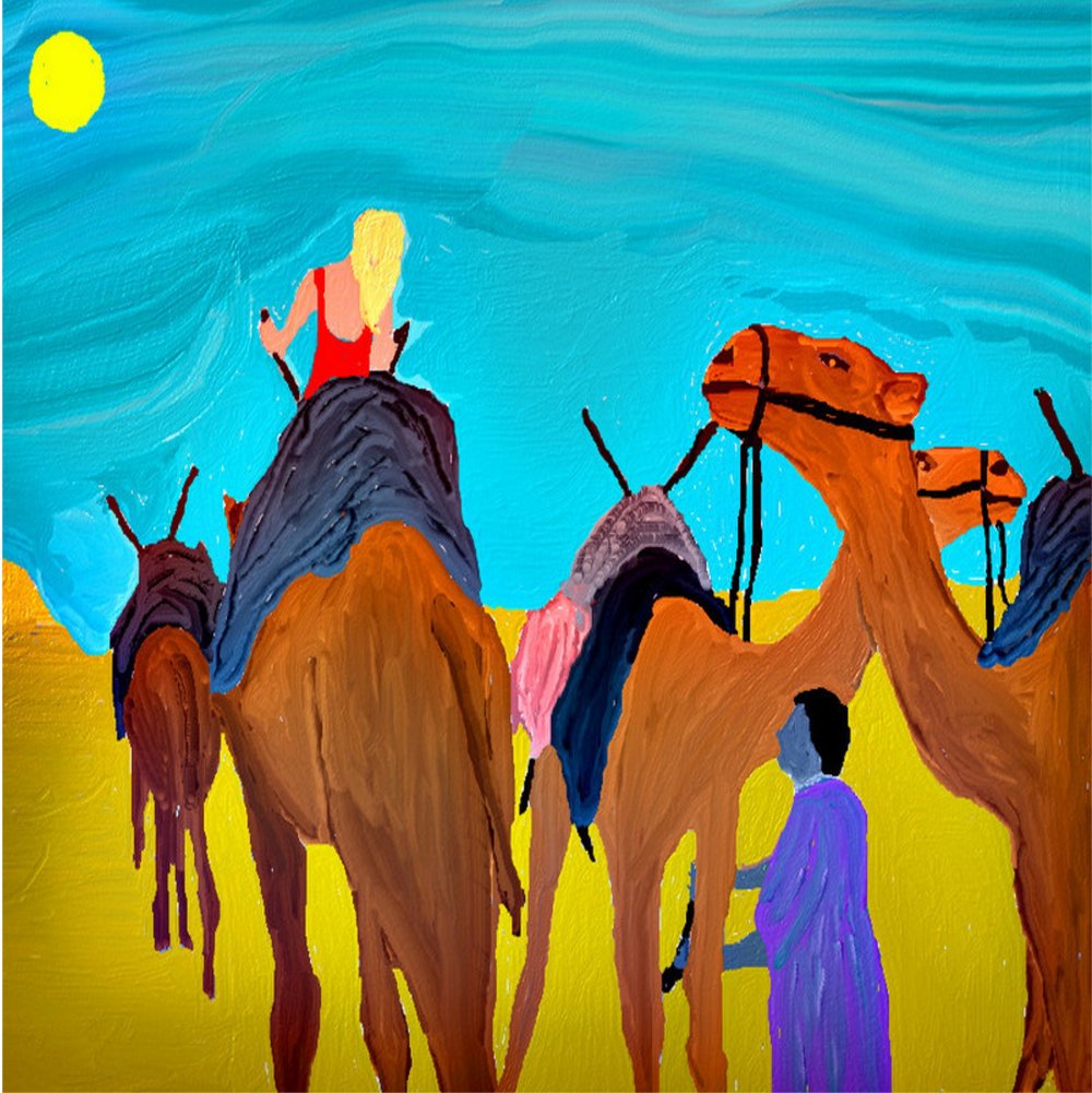 Верблюд в современной живописи