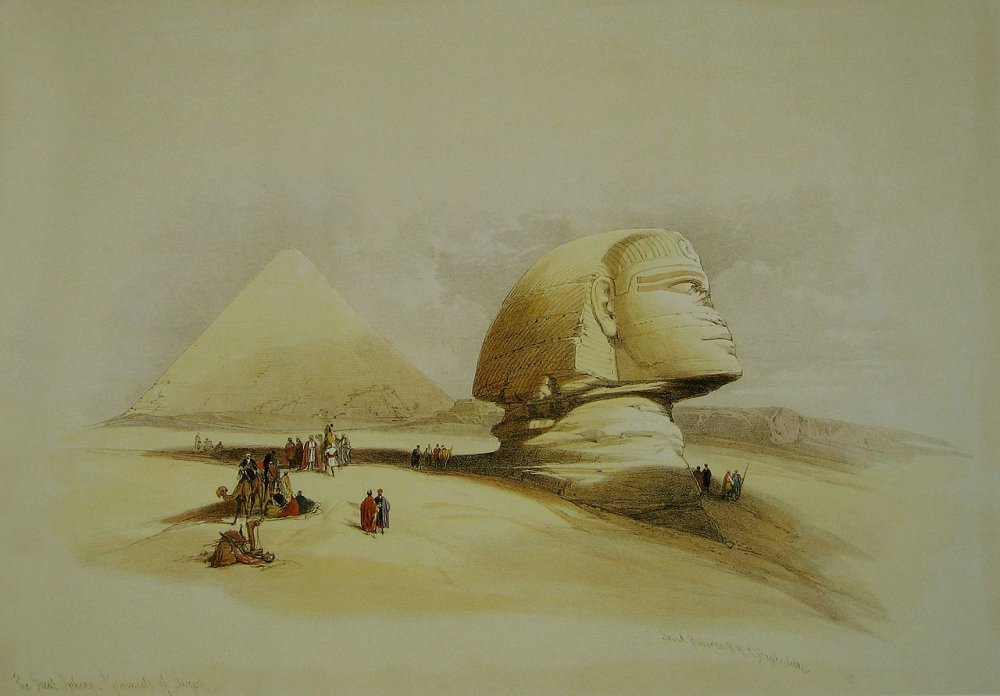 David Roberts картины Египта