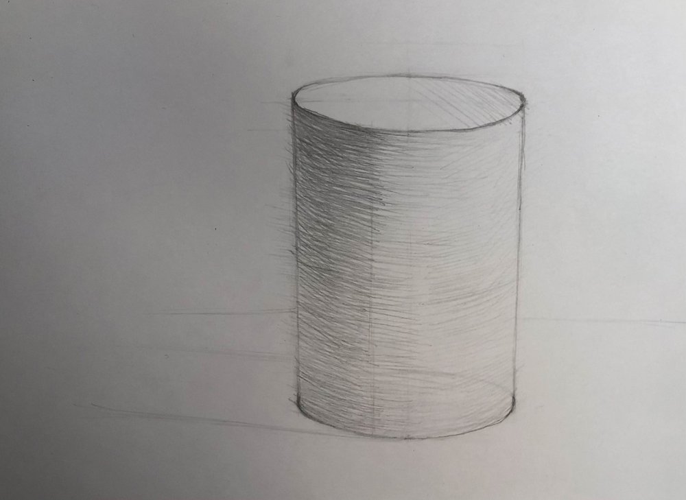 Цилиндр карандашом
