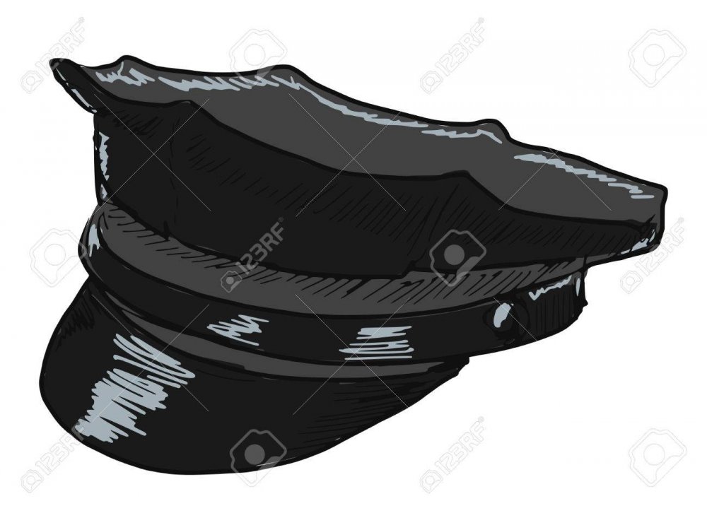 Полицейская шапка вектор
