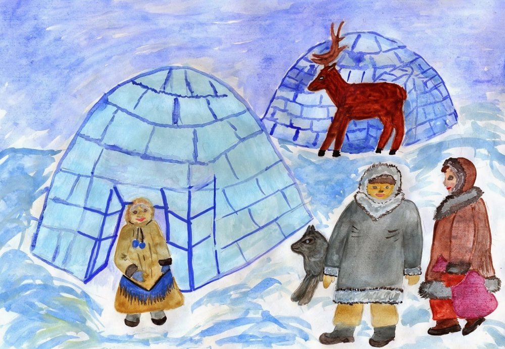 Иглу жилище эскимосов