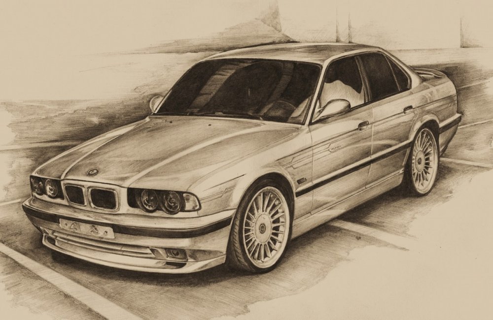 BMW e92 m3 drawing