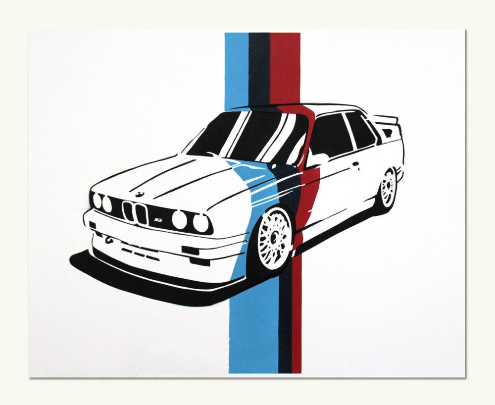 BMW e30 m3 Art