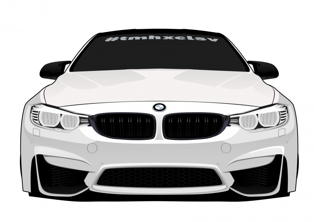 BMW m5 вектор