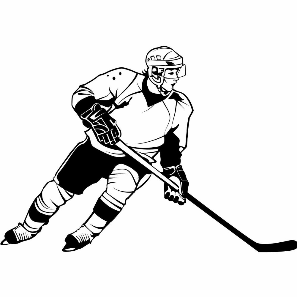 Хоккей рисунок