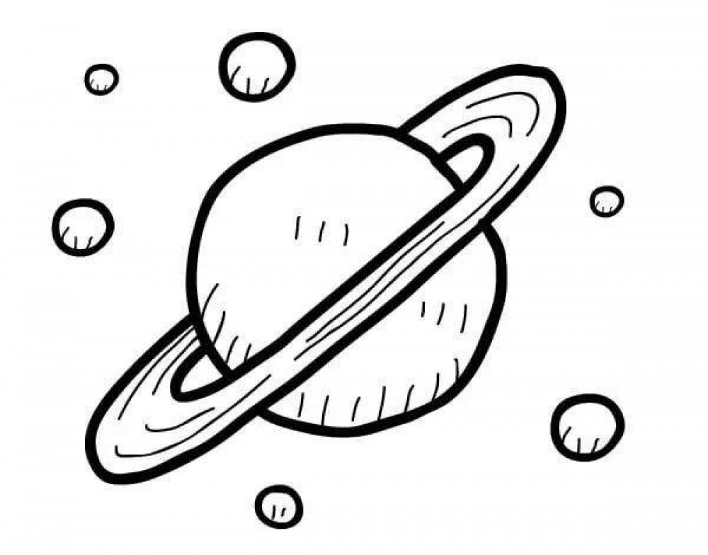 Сатурн иллюстрация