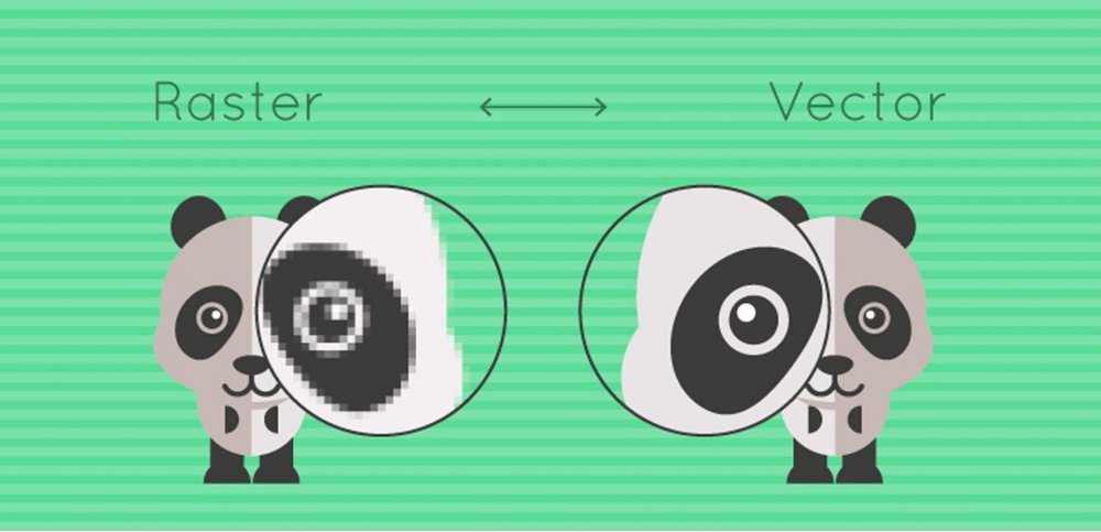 Растровое изображение и векторное изображение отличия