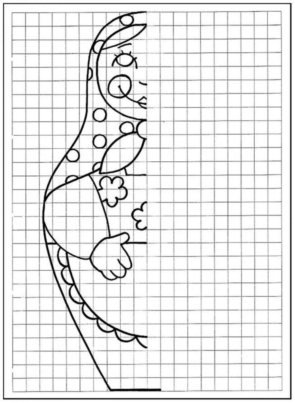 Симметричное рисование для детей