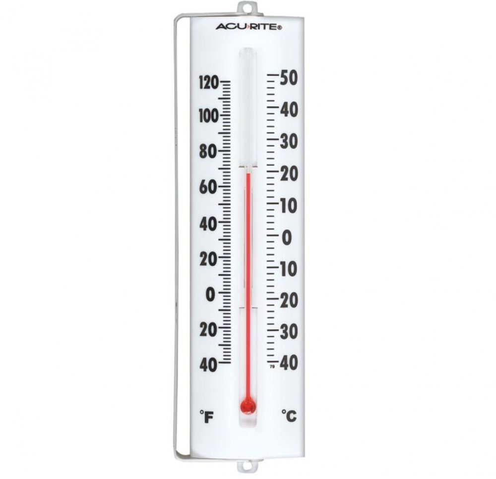 Шкала уличного термометра