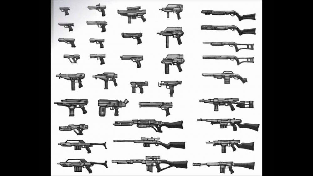 Референсы оружия огнестрельного