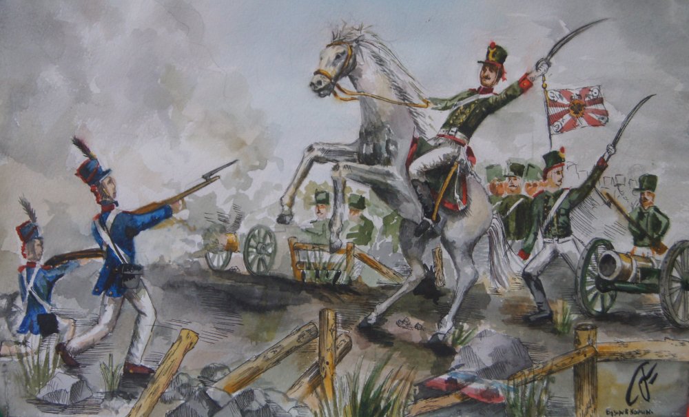 Картины Бородинское сражение 1812 Лермонтов