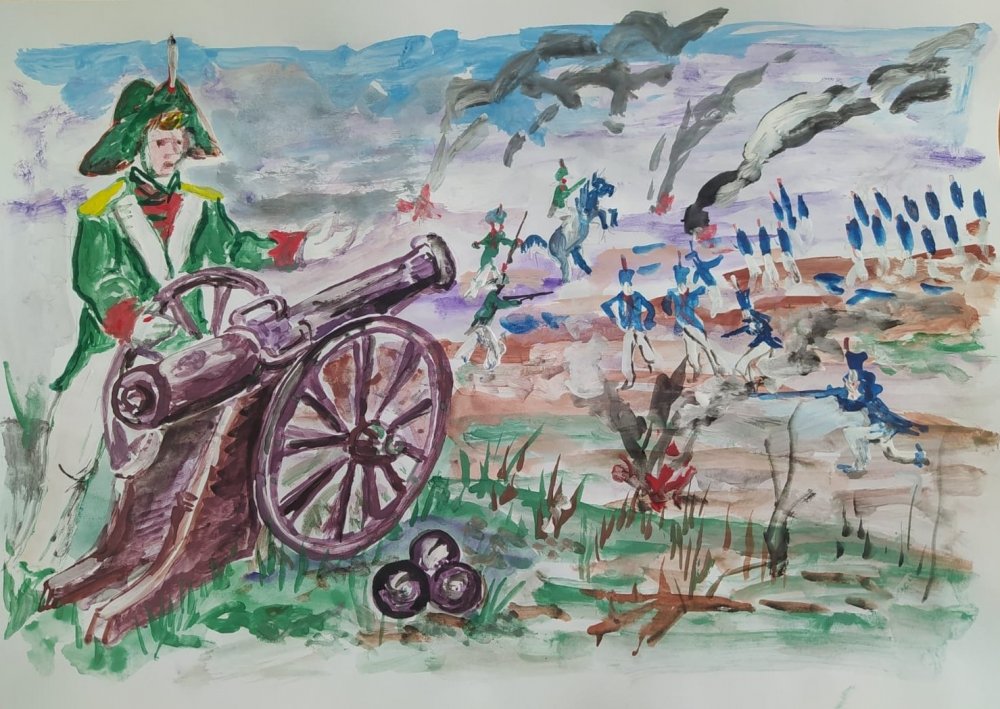 Конкурс рисунков Отечественная война 1812