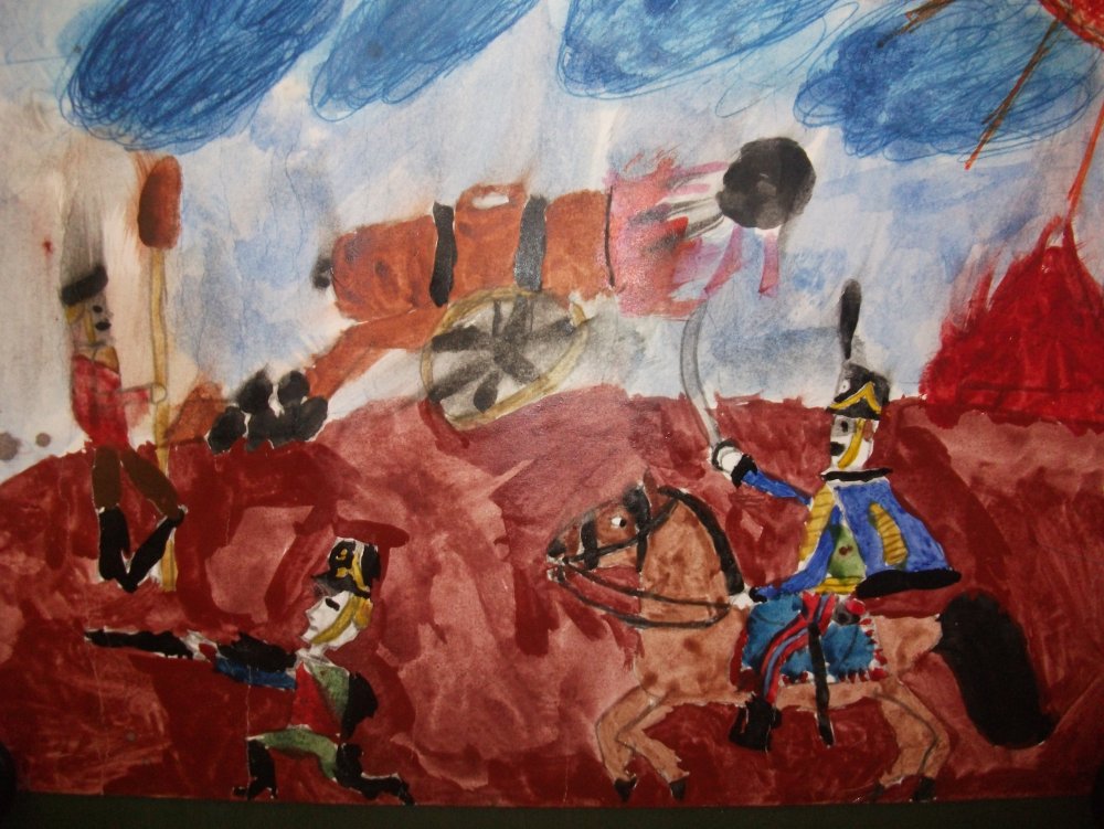 Бородинская битва картина солдата