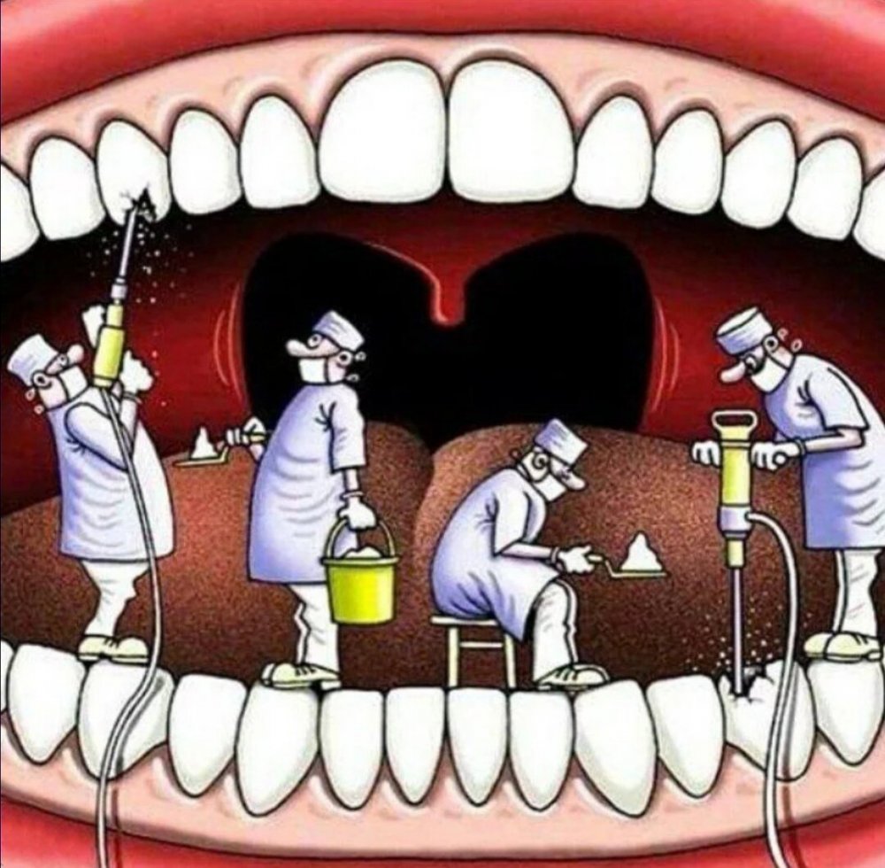 Смешные карикатуры про стоматологов