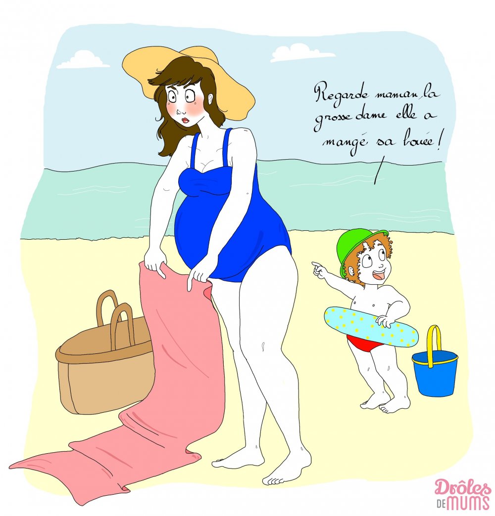 Смешные иллюстрации беременных