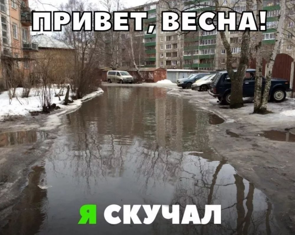 Приколы про весну смешные