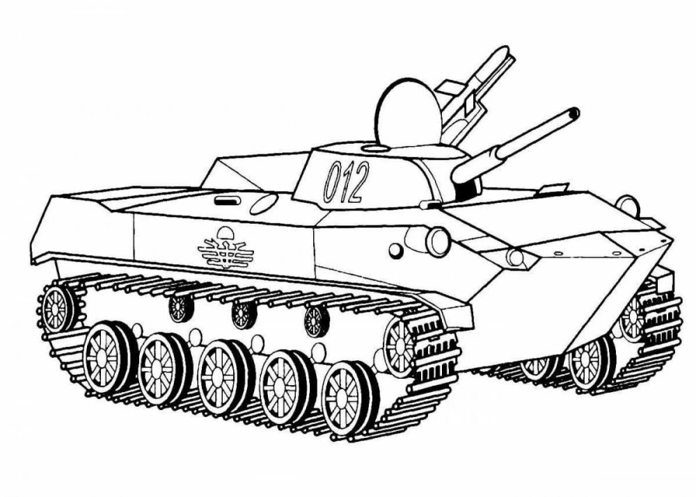 Раскраски танки Су 100