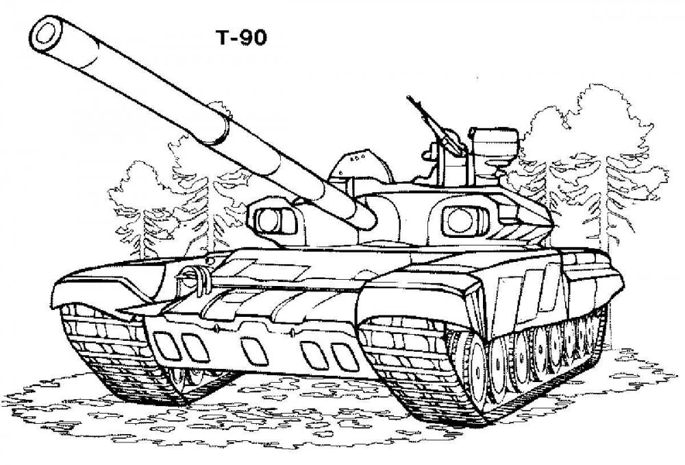 Раскраска танки World of Tanks т44