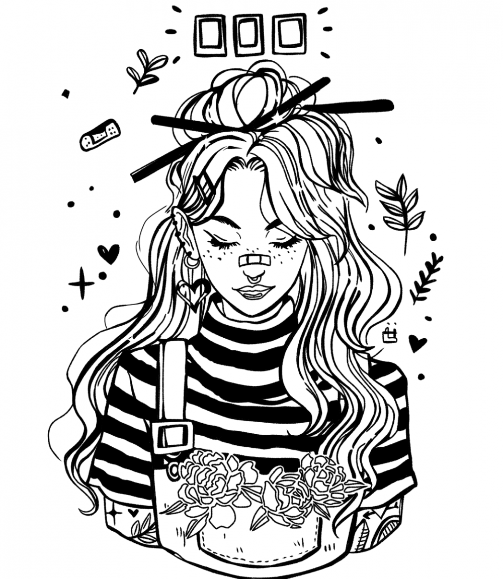 Cute Coloring Pages aesthetic
