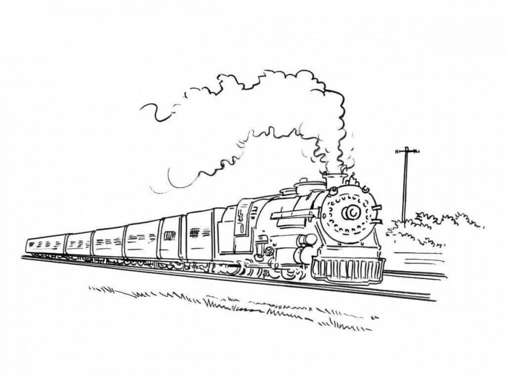 Сапсан поезд нарисованный вид сбоку