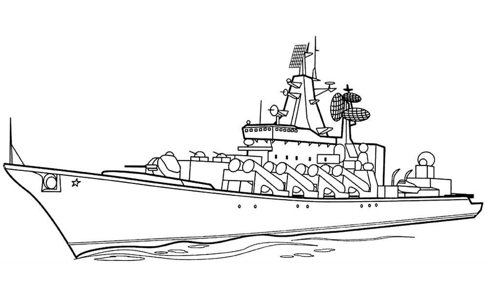 Корабль с парусами раскраска