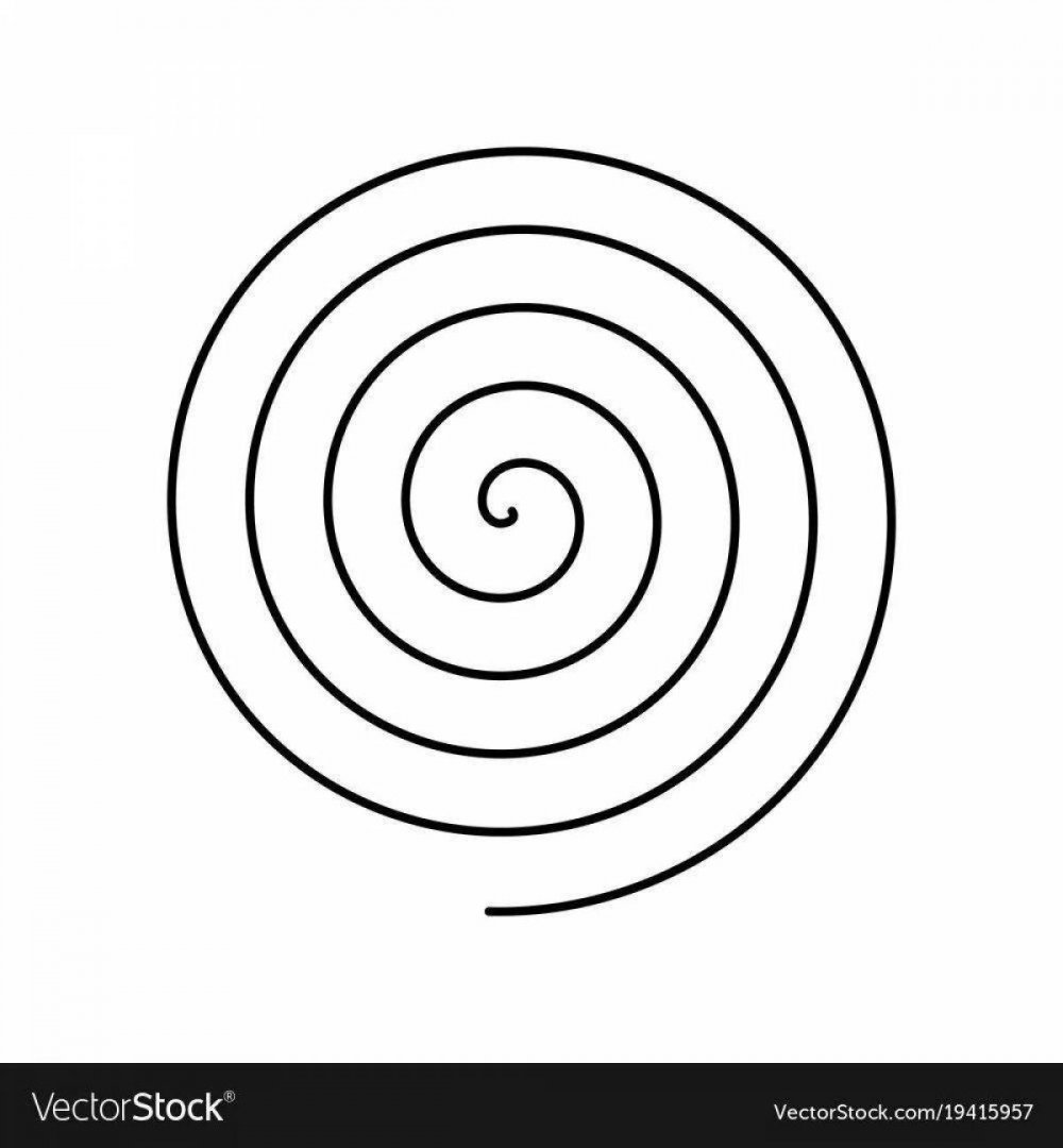 Спираль Наутилуса чертеж