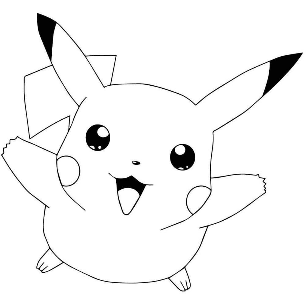 Раскраска Pokemon Raichu