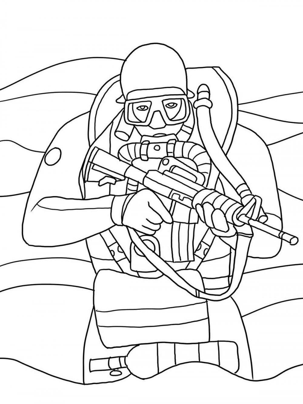 Military Sea Coloring Pages