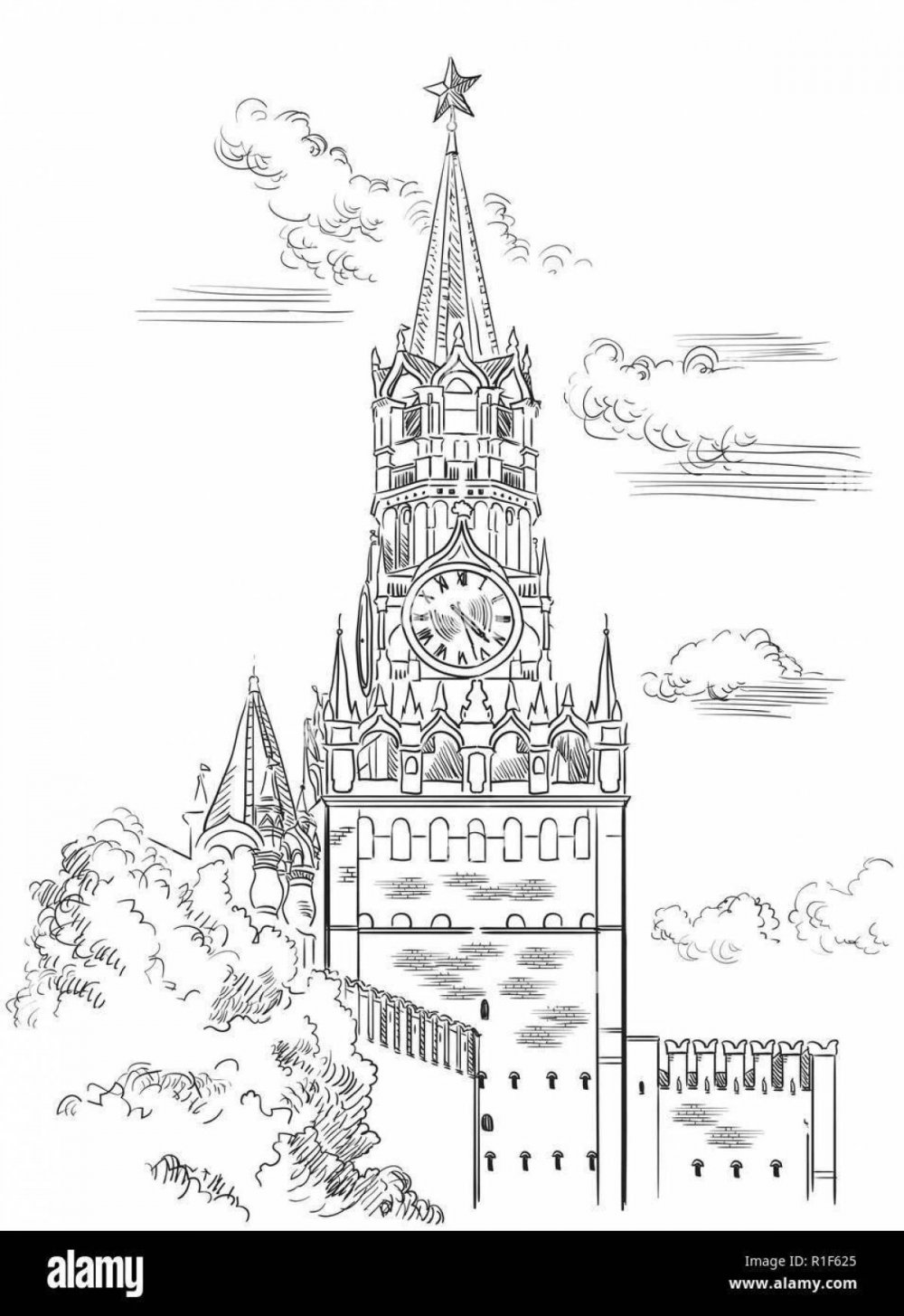 Спасская башня Кремля символ