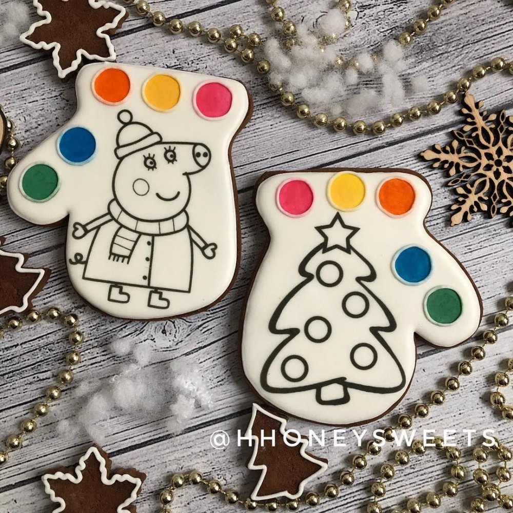 Gingerbread man раскраска для детей