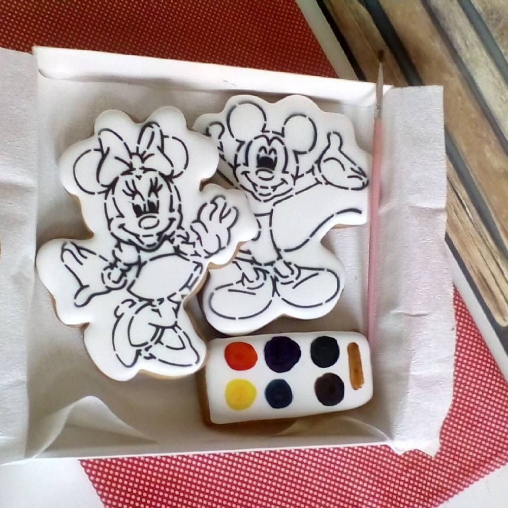 Печенье раскраска для детей