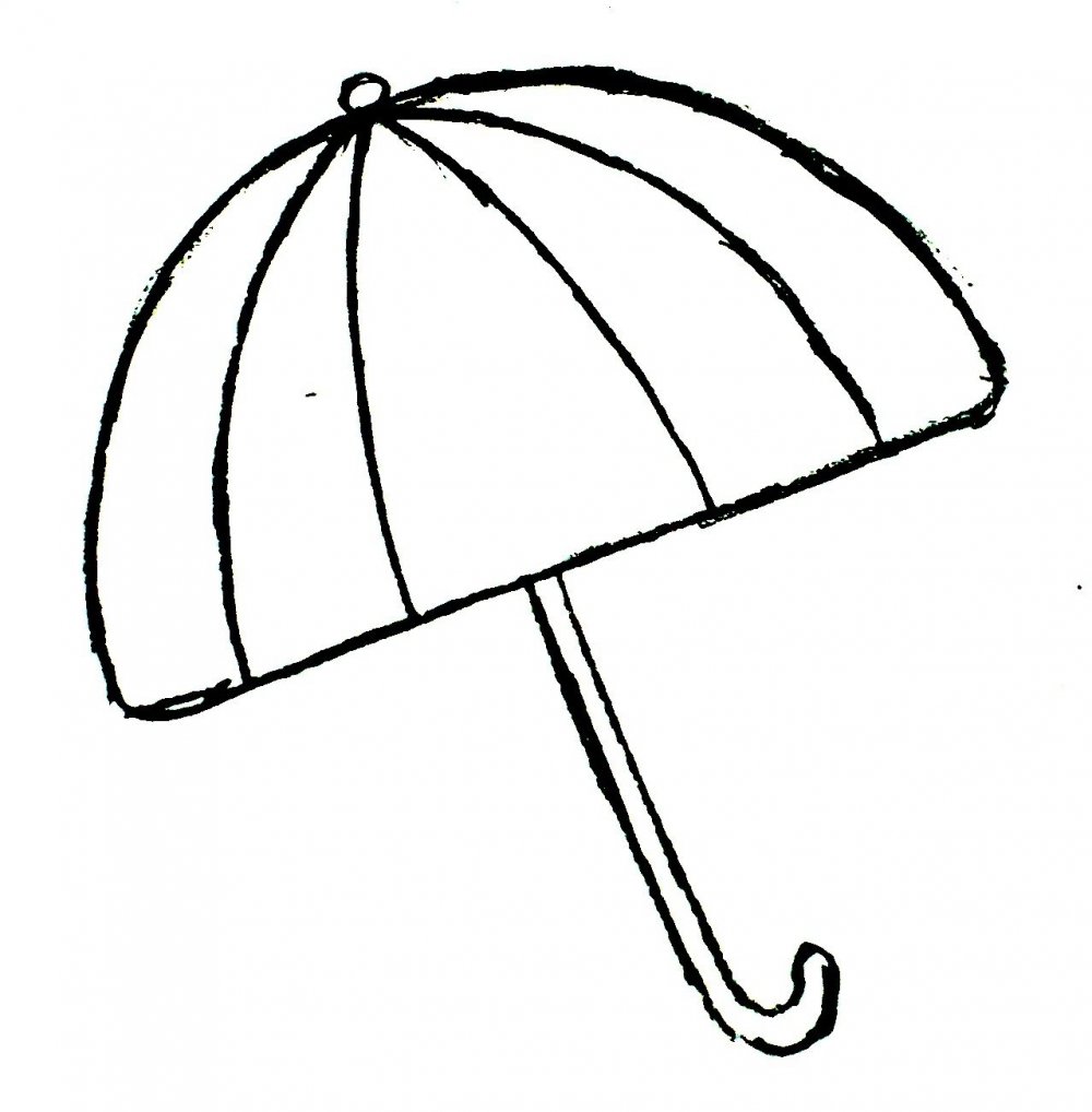 Зонт карандашом