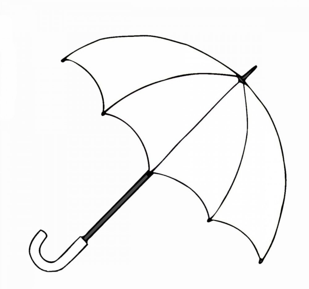 Стилизованный зонтик