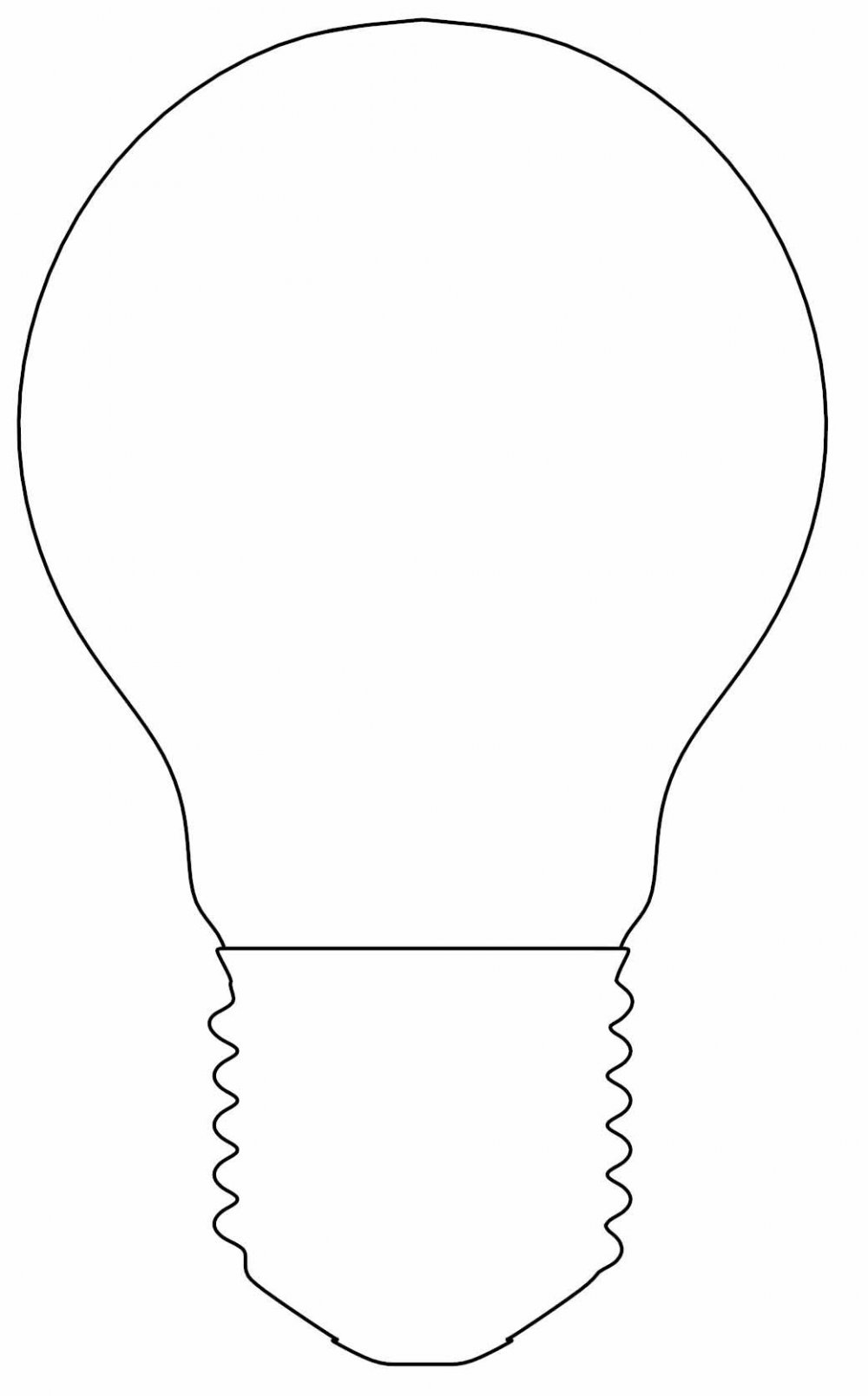 Bulb Printable Templates