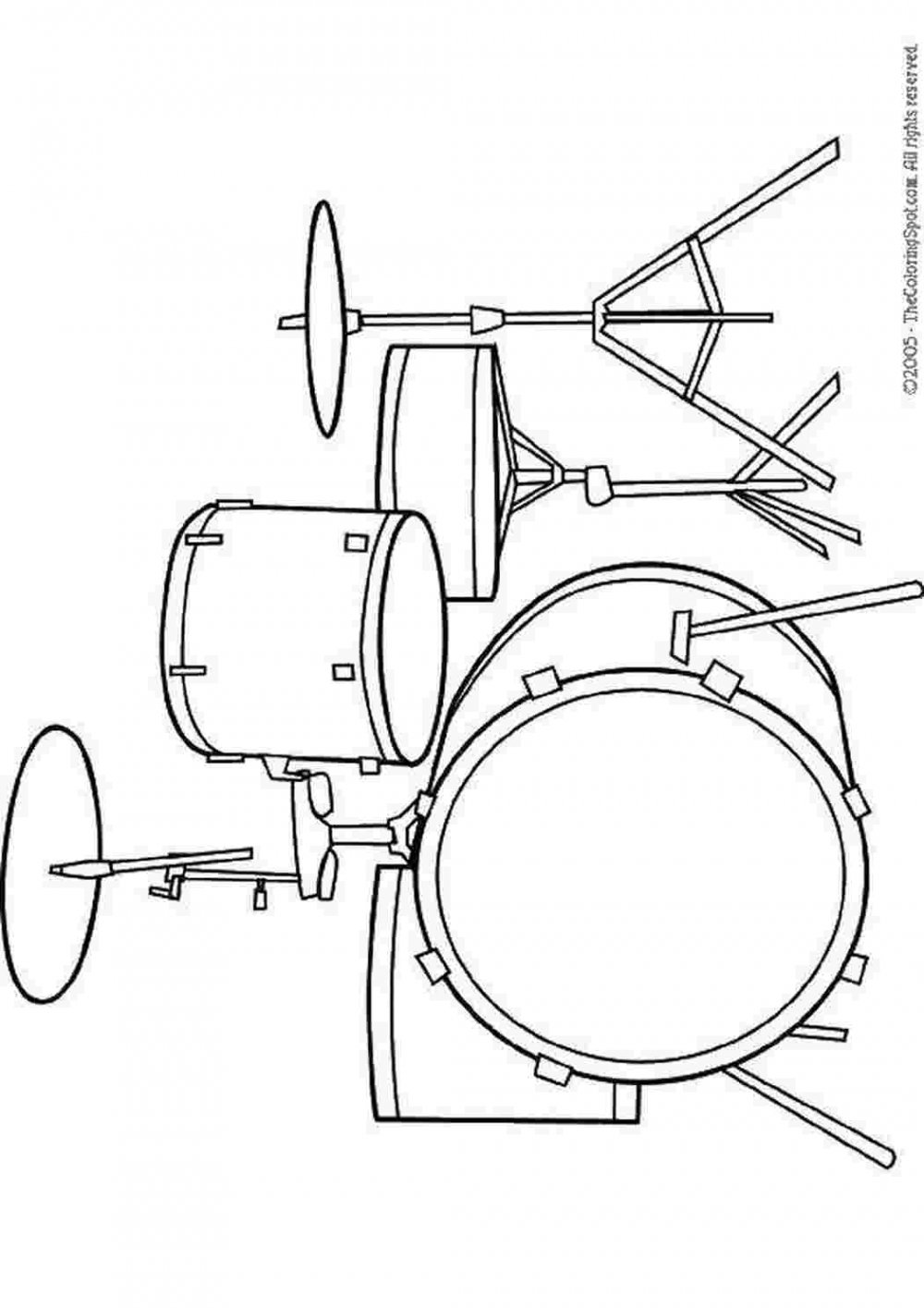 Рисунок барабанов