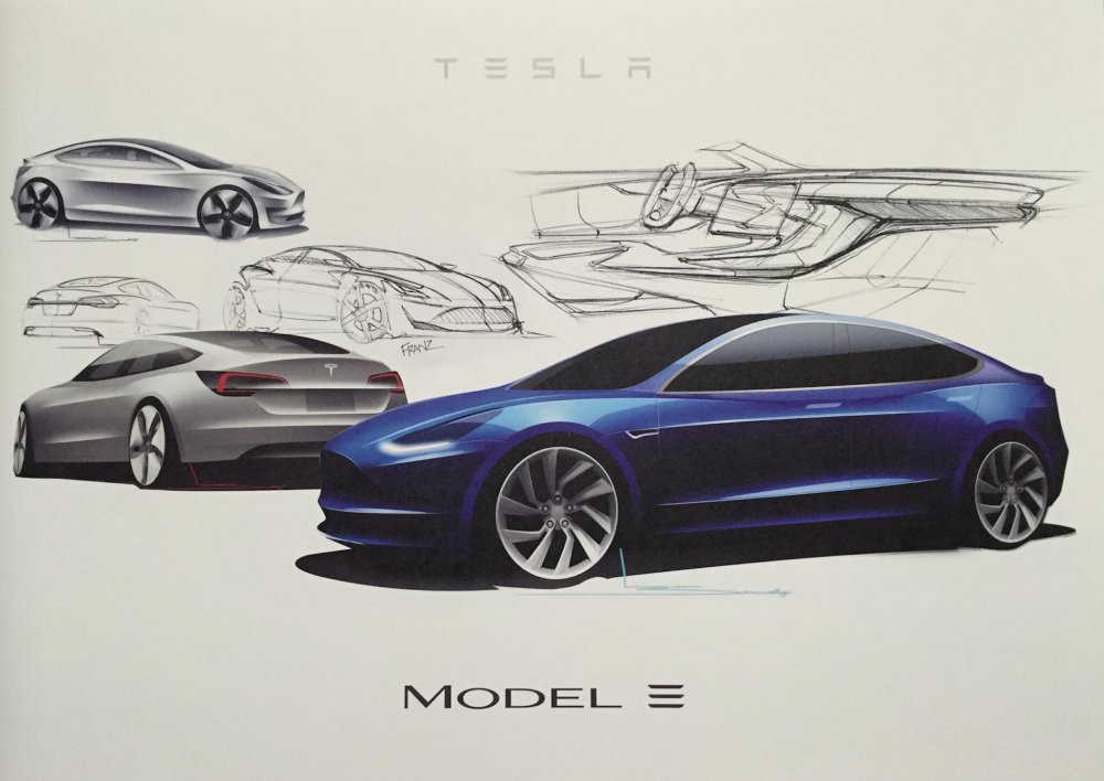 Раскраски машины Тесла