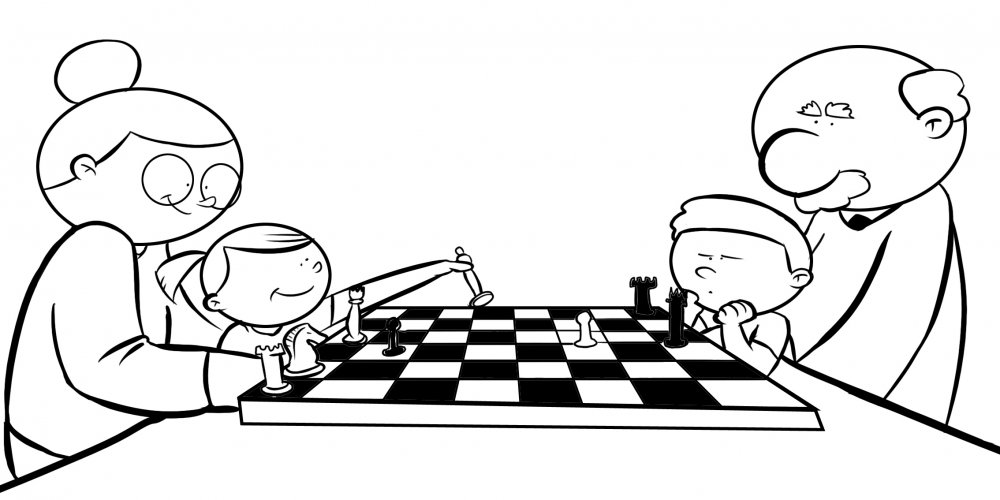 Картинка фигуры шахмат под вырезание