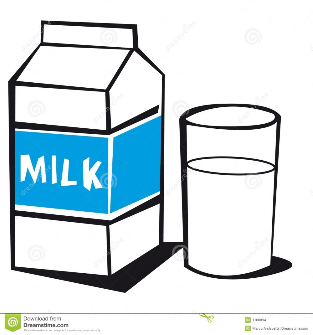 Раскраска молоко