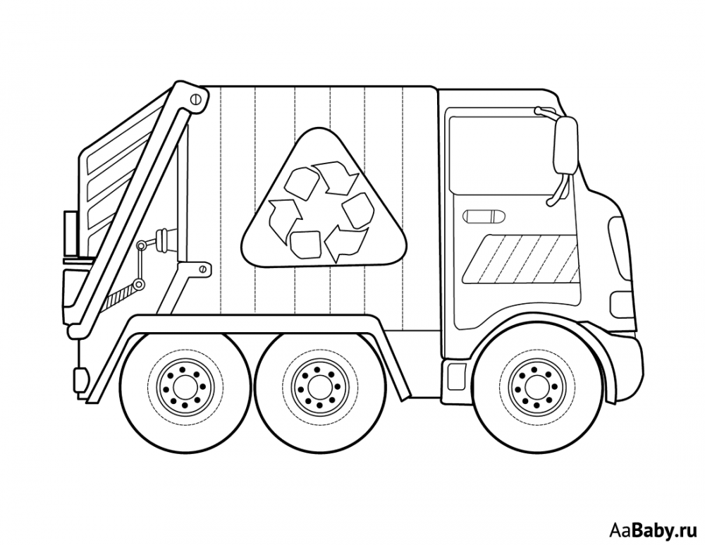 Схема грузового автомобиля